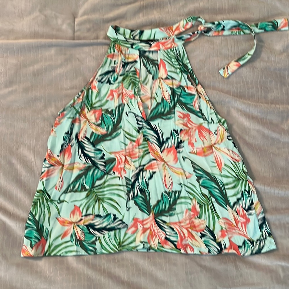 Mink pink summer tropical shirt